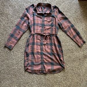 Toad&Co Flannel dress/ long shirt
